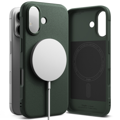 [Užsakomoji prekė] Dėklas iPhone 16 - Ringke Onyx MagSafe - Dark Green 3