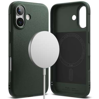 [Užsakomoji prekė] Dėklas iPhone 16 - Ringke Onyx MagSafe - Dark Green