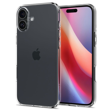 [Užsakomoji prekė] Dėklas iPhone 16 - Spigen Liquid Crystal - permatomas 1