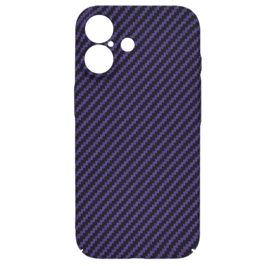 [Užsakomoji prekė] Dėklas iPhone 16 - Techsuit Carbonite FiberShell - Violetinis 3