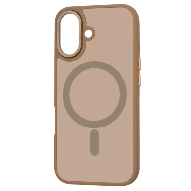 [Užsakomoji prekė] Dėklas iPhone 16 - Techsuit HaloFrost MagSafe MagSafe Series - Sandstone Brown 3