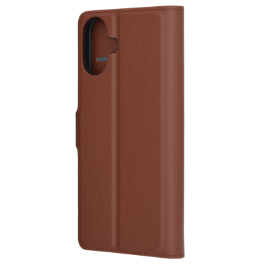 [Užsakomoji prekė] Dėklas iPhone 16 - Techsuit Leather Folio - rudas 4