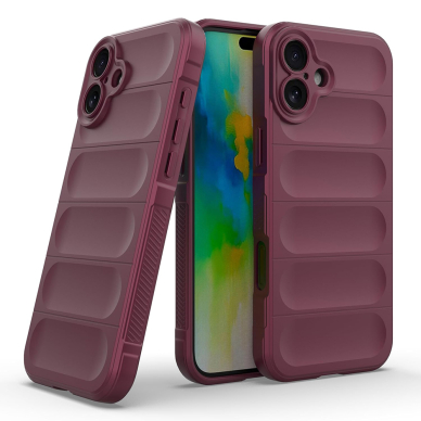 [Užsakomoji prekė] Dėklas iPhone 16 - Techsuit Magic Shield - Bordo