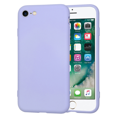 [Užsakomoji prekė] Dėklas iPhone 7 / 8 / SE 2, SE 2020 / SE 3, SE 2022 - Techsuit SoftFlex - violetinis