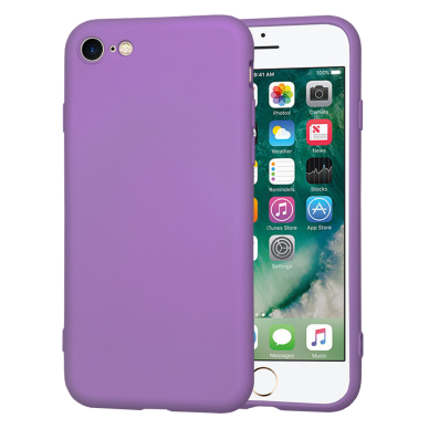 [Užsakomoji prekė] Dėklas iPhone 7 / iPhone 8 / iPhone SE 2, SE 2020 / iPhone SE 3, SE 2022 - Techsuit SoftFlex - Violetinis