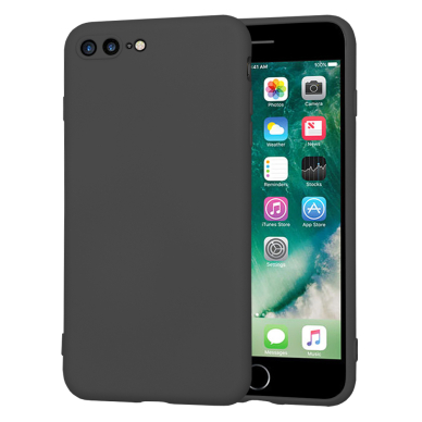 [Užsakomoji prekė] Dėklas iPhone 7 Plus / iPhone 8 Plus - Techsuit SoftFlex - Juodas