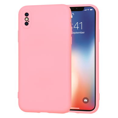 [Užsakomoji prekė] Dėklas iPhone X / iPhone XS - Techsuit SoftFlex - Chalk Pink