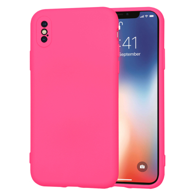 [Užsakomoji prekė] Dėklas iPhone X / iPhone XS - Techsuit SoftFlex - Rožinis