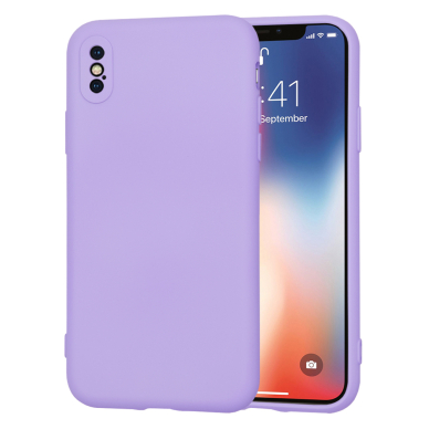 [Užsakomoji prekė] Dėklas iPhone X / iPhone XS - Techsuit SoftFlex - Rožinis