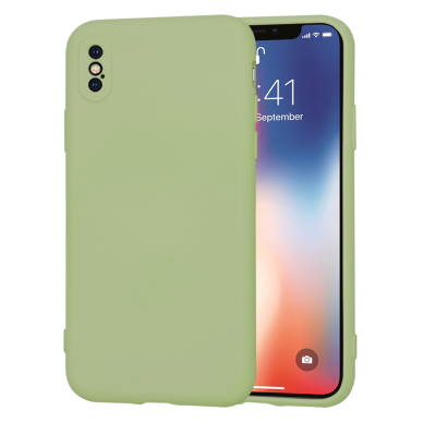 [Užsakomoji prekė] Dėklas iPhone X / iPhone XS - Techsuit SoftFlex - Matcha