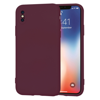 [Užsakomoji prekė] Dėklas iPhone X / iPhone XS - Techsuit SoftFlex - Bordo