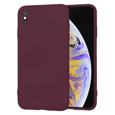 [Užsakomoji prekė] Dėklas iPhone XS Max - Techsuit SoftFlex - Bordo