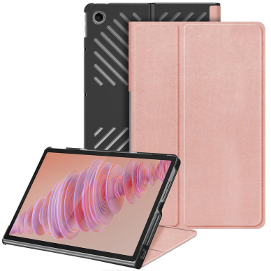 [Užsakomoji prekė] Dėklas Lenovo Tab Plus - Techsuit FoldPro - Rožinis