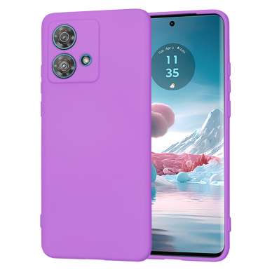 [Užsakomoji prekė] Dėklas Motorola Edge 40 Neo - Techsuit SoftFlex - Violetinis