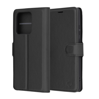 [Užsakomoji prekė] Dėklas Motorola Edge 50 Neo / Motorola ThinkPhone 25 - Techsuit Leather Folio - Juodas