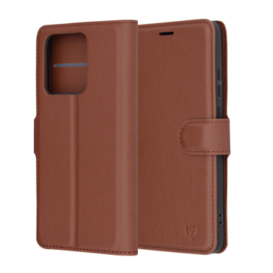 [Užsakomoji prekė] Dėklas Motorola Edge 50 Neo / Motorola ThinkPhone 25 - Techsuit Leather Folio - rudas