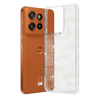 [Užsakomoji prekė] Dėklas Motorola Edge 50 Neo / Motorola ThinkPhone 25 - Techsuit SparkleSkin Series - Skaidrus