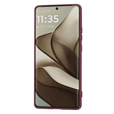 [Užsakomoji prekė] Dėklas Motorola Edge 50 - Techsuit SoftFlex - Bordo 1