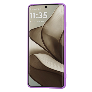 [Užsakomoji prekė] Dėklas Motorola Edge 50 - Techsuit SoftFlex - Violetinis 1