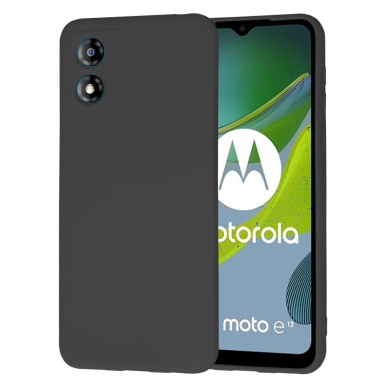 [Užsakomoji prekė] Dėklas Motorola Moto E13 - Techsuit SoftFlex - Juodas