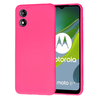 [Užsakomoji prekė] Dėklas Motorola Moto E13 - Techsuit SoftFlex - Rožinis