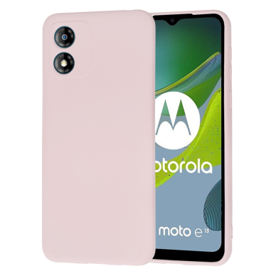 [Užsakomoji prekė] Dėklas Motorola Moto E13 - Techsuit SoftFlex - Rožinis