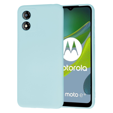 [Užsakomoji prekė] Dėklas Motorola Moto E13 - Techsuit SoftFlex - Melsvas