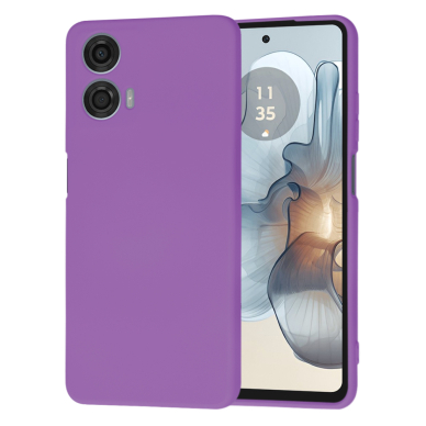 [Užsakomoji prekė] Dėklas Motorola Moto G24 Power - Techsuit SoftFlex - Violetinis