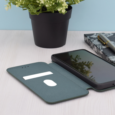 [Užsakomoji prekė] Dėklas Motorola Moto G35 - Techsuit Safe Wallet Plus - Žalias 2