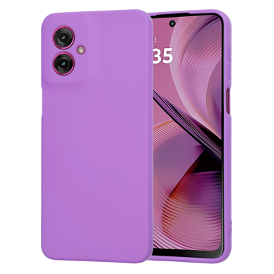 [Užsakomoji prekė] Dėklas Motorola Moto G55 - Techsuit SoftFlex - Violetinis