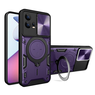 [Užsakomoji prekė] Dėklas Motorola Moto G72 - Techsuit CamGuard Pro - violetinis