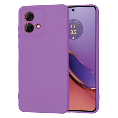 [Užsakomoji prekė] Dėklas Motorola Moto G84 - Techsuit SoftFlex - Violetinis