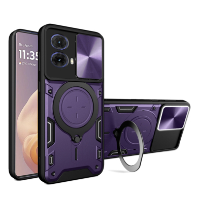 [Užsakomoji prekė] Dėklas Motorola Moto G85 - Techsuit CamGuard Pro - violetinis