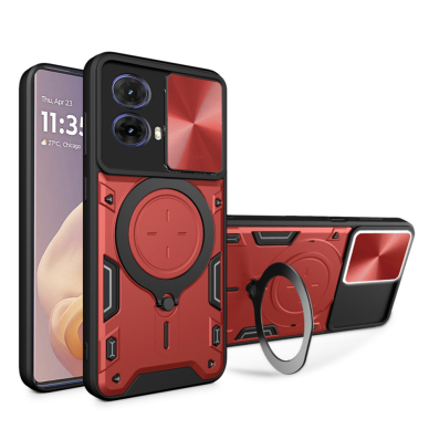 [Užsakomoji prekė] Dėklas Motorola Moto G85 - Techsuit CamGuard Pro - raudonas