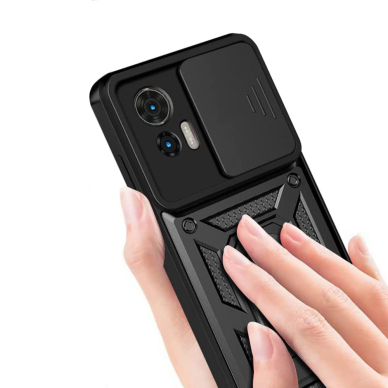 [Užsakomoji prekė] Dėklas Motorola Moto G85 - Techsuit CamShield Series - juodas 1