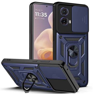 [Užsakomoji prekė] Dėklas Motorola Moto G85 - Techsuit CamShield Series - mėlynas