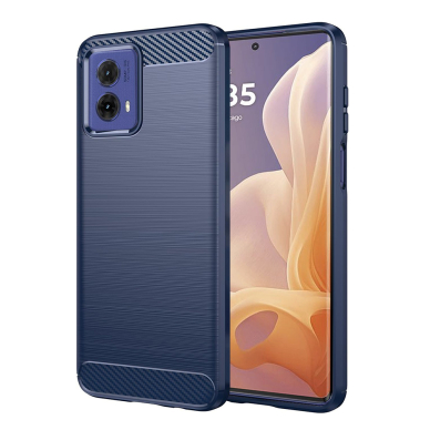 [Užsakomoji prekė] Dėklas Motorola Moto G85 - Techsuit Carbon Silicone - mėlynas