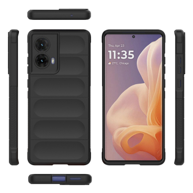 [Užsakomoji prekė] Dėklas Motorola Moto G85 - Techsuit Magic Shield - juodas 1