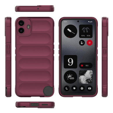 [Užsakomoji prekė] Dėklas Nothing CMF Phone 1 - Techsuit Magic Shield - bordo 1