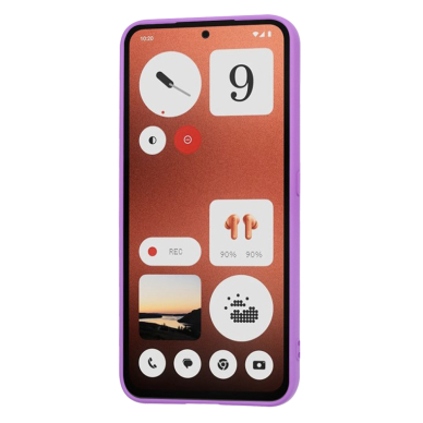 [Užsakomoji prekė] Dėklas Nothing CMF Phone 1 - Techsuit SoftFlex - Violetinis 1