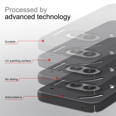 [Užsakomoji prekė] Dėklas Nothing Phone (2a) / (2a) Plus - Nillkin Super Frosted Shield - Mėlynas 6