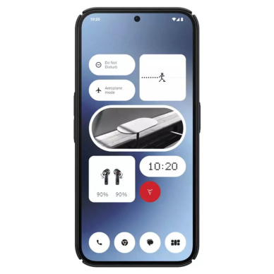 [Užsakomoji prekė] Dėklas Nothing Phone (2a) - Nillkin Super Frosted Shield - juodas 3