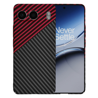 [Užsakomoji prekė] Dėklas OnePlus Nord 4 - Techsuit Carbonite FiberShell - Raudonas Vortex