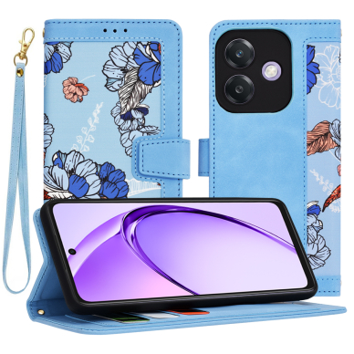 [Užsakomoji prekė] Dėklas Oppo A40 4G / A60 5G - Techsuit FlipCraft - Vibrant Blue