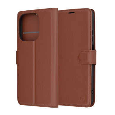 [Užsakomoji prekė] Dėklas Oppo A40 4G / A60 5G - Techsuit Leather Folio - rudas