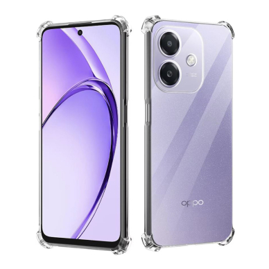 [Užsakomoji prekė] Dėklas Oppo A40 4G - Techsuit Shockproof Clear Clear Silicone - Skaidrus