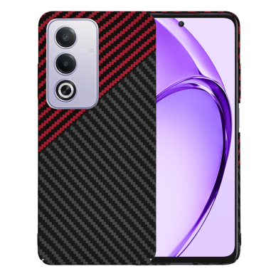 [Užsakomoji prekė] Dėklas Oppo A80 5G - Techsuit Carbonite FiberShell - Raudonas Vortex