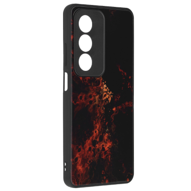 [Užsakomoji prekė] Dėklas Oppo A80 5G - Techsuit Glaze Series - Raudonas Nebula 2