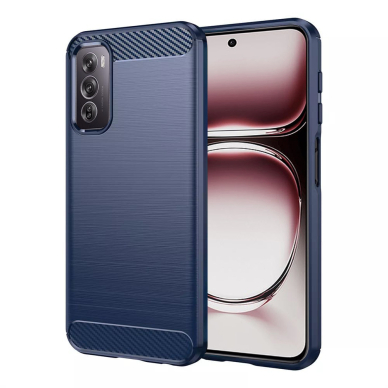 [Užsakomoji prekė] Dėklas Oppo Reno12 Pro - Techsuit Carbon Silicone - mėlynas