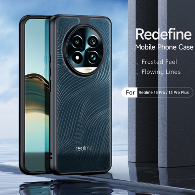 [Užsakomoji prekė] Dėklas Realme 13 Pro / 13 Pro+ - Dux Ducis Aimo Series - Juodas 5